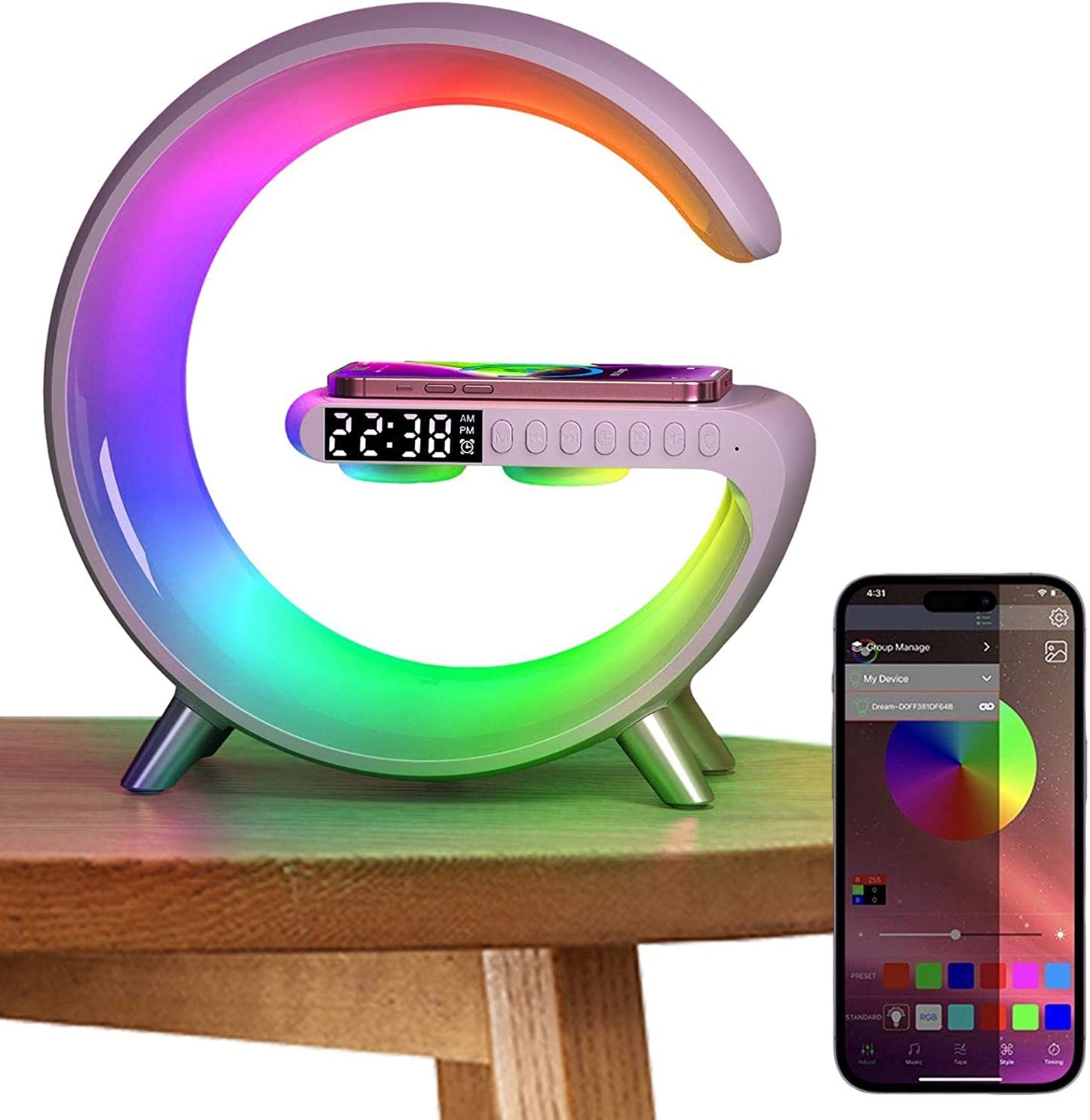 Wireless Charging Led Lamp