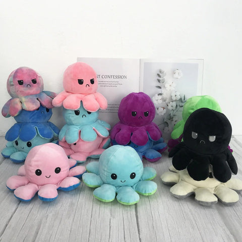 Octopus Plush Reversible Toy 20cm